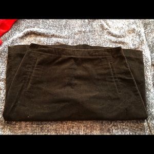 J Crew brown courdoroy skirt